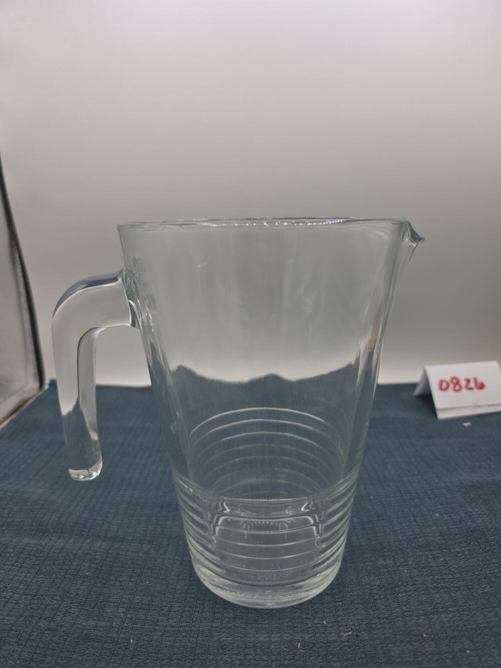 Retired Ikea VANLIG Pitcher 10288 Designed by Hennik Preutz Italy Glass 7 1/4"